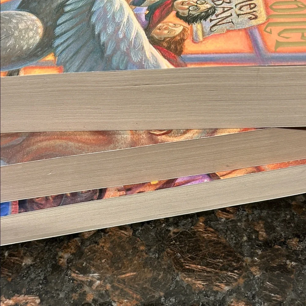 Scholastic Harry Potter Paperback Trio - Red, Purple, Green - Picture 6 of 6